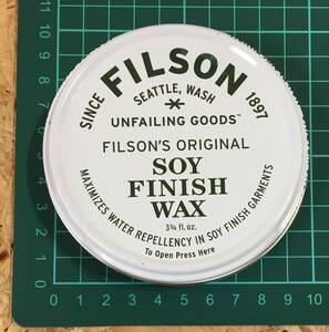 FILSON SOY FINISH WAX 3 3/4 オンス フィルソン ソイ フィニッシュ ワックス