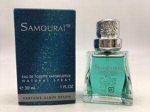 0404-204MK?6100 佐川　香水　残量9割程度　30ml　ボトル　サムライ　SAMURAI　ALAIN　DELON　アランドロン