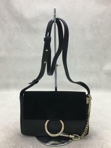 Chloe◆ショルダーバッグ/レザー/BLK