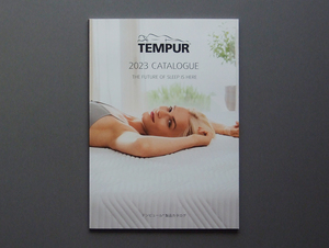 【カタログのみ】TEMPUR 2023 CATALOGUE 価格表付 検 テンピュール ベッド マットレス 枕 まくら リネン 敷パッド