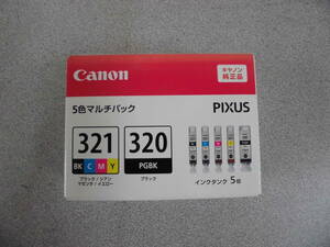 Canon　純正インクカートリッジ　BCI-321+320/5MP　5色マルチパック