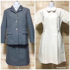 ★宮崎県 宮崎歯科技術専門学校 旧制服セット校章&実習ナース服