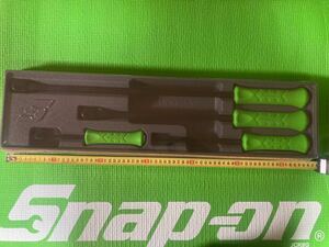 スナップオン Snap-on 貫通プライバーセット SPBS704AG グリーン　バール ４本セット