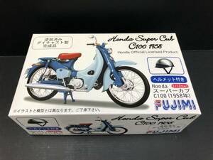 〇 1/12 Honda スーパーカブC100 1958年 ヘルメット付 FUJIMI