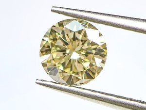 【１００円～】VS2！0.515ｃｔ 天然ダイヤ LIGHT YELLOW（ナチュラルカラー）Very Good！