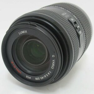 1円【美品】Panasonic パナソニック/カメラレンズ/パナソニック・LUMIX G VIRIO/45-200mm/F4-5.6/H-FS045200/63