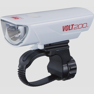 送料無料★キャットアイ LEDヘッドライト VOLT200 USB充電式 ホワイト HL-EL151RC 自転車