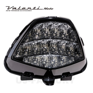 Valenti Moto LEDテールランプ HONDA CBR250R 2011～2017 ライトスモーク／クローム カプラーオン 1年保証 (MTH-1125R-SC)
