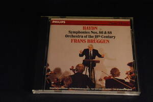 ハイドン・交響曲第86番、第88番・ブリュッゲン指揮・PHILIPS輸入盤