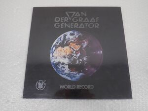 D342-80　29 LPレコード　UK盤　Van Der Graaf Generator　ヴァン・ダー・グラーフ・ジェネレーター world record　1976年　CAS1120