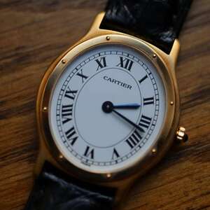 カルティエ アルカードLM エクストラフラット PARIS文字盤 アンティーク メンズ 腕時計 フレデリックピゲ Cal.21 薄型 エクストラフラット