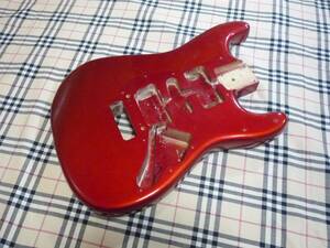 1983年製 FERNANDES FST-FRT Long Scale Body CAR（Metallic Red）　フェルナンデス ロングスケール ボディ メタリックレッド フロイド用