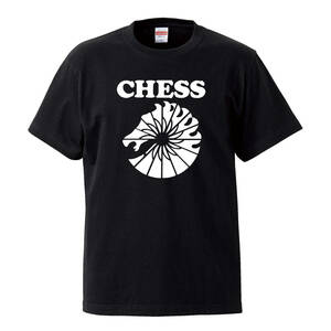 【Sサイズ 黒Tシャツ】CHESS RECORD チェス　BLUES ブルース マディーウォーターズ　ハウリンウルフ エタジェイムス SOUL CD LP レコード