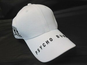 本物正規◆PSYCO BUNNY サイコバニー◆ベースボール キャップ STOKE■白■新品/日本未入荷 アメリカ モデル