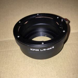 未使用 ライカRマウント to m4/3ボディ マウントアダプター KIPON LEICA R lens to m4/3 body