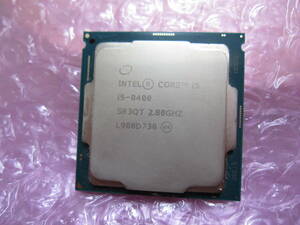 1478★CPU Intel Core i5 8400 2.80GHZ SR3QT 動作品