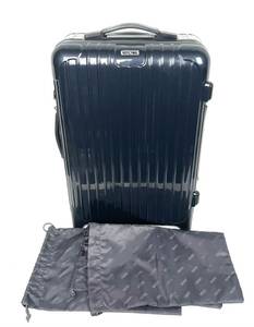 ●RIMOWA SALSA リモワ サルサ 35L 機内持ち込み TSA対応 キャリーバッグ ネイビー ブルー 巾着 収納 ポーチ 2点 スーツケース 超軽量●