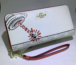 COACH キースヘリング　コラボ　長財布　C7800