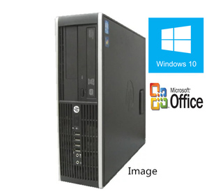 中古パソコン Windows 10 Pro 64Bit Microsoft Office Personal 2010付属 HP Compaqシリーズ Core i5/メモリ8G/HD500GB/DVD-ROM