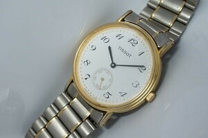 1円～ ティソ【TISSOT スモセコ】メンズ