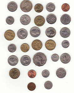 オ-ストラリア硬貨　と　他の硬貨　31枚　■　AUSTRALIA【保管/棚/B66】