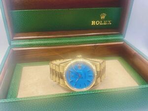 1968年製 Rolex DAY DATE Ref.1803 S/N1897*** Turquoise Blue Dial