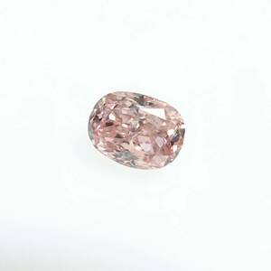 ０．０７６ct　ＦＡＮＣＹ　ＰＩＮＫ　ＳＩ１　オーバル　ピンクダイヤモンドルース