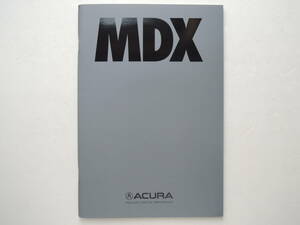 【カタログのみ】 アキュラ MDX 4代目 2021年 厚口62P ホンダ ACURA カタログ 北米仕様 英語版 ★美品