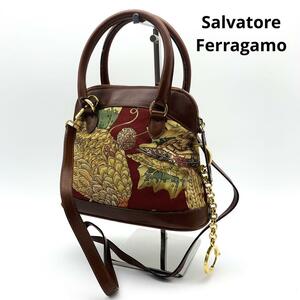 Salvatore Ferragamo 2way ハンドバッグ　ショルダーバッグ