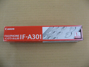 キヤノン（CANON） 普通紙FAX用インクフィルム IF-A301(30M×1本入り) A4 電話機・FAX ファックス 交換用 FAXリボン