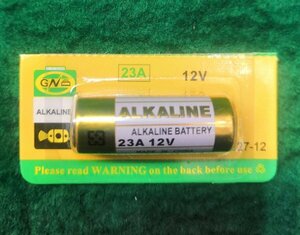 23A送料１８０円個乾電池 23A 12V キーレス リモコンなどに使用１２Ｖ電池１２Ｖ２３Ａ　１個送料全国一律ゆうメール１８０円