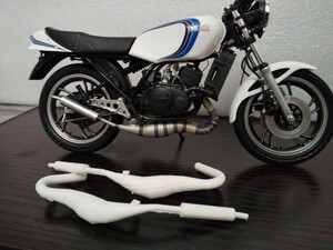 1/12 カスタムパーツ　素材　 RZ250 RZ350　チャンバー①　ヤマハ 　タミヤ　ハセガワ　長谷川　田宮　tzr Γ　rzv　　