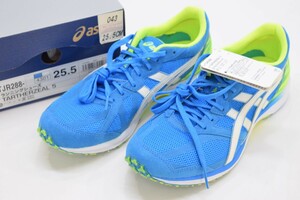 未使用 asics アシックス TARTHERZEAL 5 ターサージール 25.5cm TJR288 虎走 ランニング シューズ ディーバブルー ホワイト 靴 RL-169M/000