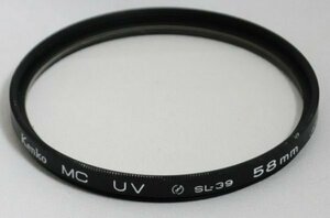 良品★Kenko ケンコー MC UV SL-39 58mm フィルター （2）