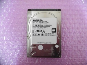 TOSHIBA (MQ01ABD100H) 1TB 5400rpm 32M ★NANDフラッシュ内蔵SSHD 使用5624時間★