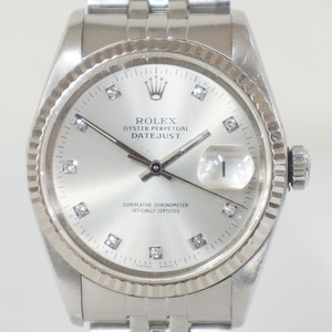 〇 稼働品 ROLEX ロレックス DATEJUST デイトジャスト 16234 10Pダイヤ メンズ 自動巻き 腕時計 ギャランティ 箱付き 0003296092