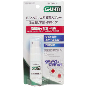 まとめ得 ＧＵＭ ガム お口・のど殺菌スプレー １５ｍＬ x [6個] /k