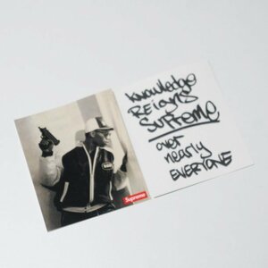 激レアSupreme KRS ONE Sticker ! シュプリームステッカー ボックスロゴ ヒップホップ オールドスクール HIP HOP Box logo スマホケースに