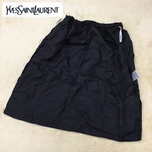 Yves Saint Laurent イヴ・サン ローラン インナースカート キュプラ レディース サイズ7号 黒 福助株式会社