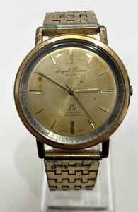 ロイヤルプリンス loyal prince de luxe 腕時計 アナログ 手巻き 3針 25石 文字盤 ゴールドカラー ジャンク メンズ