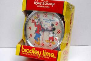 即決　 未開封　● BRADLEY　 ● ミッキーマウス ＆ グーフィー　目覚まし時計　ブラッドレイ