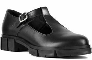 Clarks 25.5cm チャンキーローファー T ストラップ レザー 厚底 ブラック ローファー フラット フォーマル ブーツ スニーカー バレエ RRR54