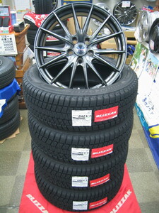 ブリヂストン 国産 スタッドレス タイヤ ブリザック DM-V3 225/55R19 225/55-19 ＆ ホイール 新品 4本 2023年製 即納 新型 ヴェルファイア