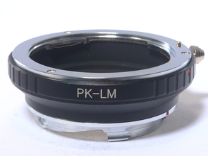 レンズ マウント アダプター ペンタックス PK マウント レンズ → ライカ Mマウント 変換 PENTAX PK - Leica M 中国製