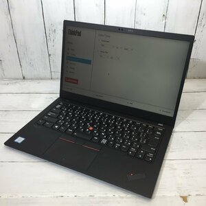Lenovo ThinkPad X1 Carbon 20QE-S8GP0Q Core i7 8665U 1.90GHz/16GB/なし 〔B0306〕