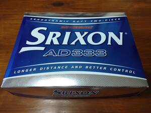 送料無料 新品未使用 ゴルフボール SRIXON AD333 ホワイト スリクソン　1ダース 12球