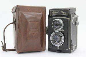 【訳あり品】 ミノルタ Minoltaflex ROKKOR 75mm F3.5 二眼カメラ v459