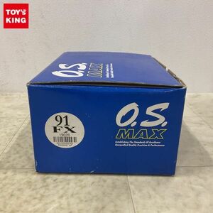 1円〜 ジャンク 小川精機 O.S.MAX 91 FX エンジン、O.S.E-4010 サイレンサー