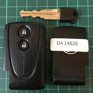 DA14826 ダイハツ L0791 2B 純正 キーレス リモコン ムーヴ LA100S タント L375S ココア L675S コンテ L575S エグゼ等2ボタン