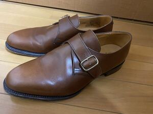 美品/希少品” TECNIC（テクニック）Sir Henry Trickett スプリットトゥ / Uチップシューズ UK6.5 F ブラウン 英国製 80s~90s